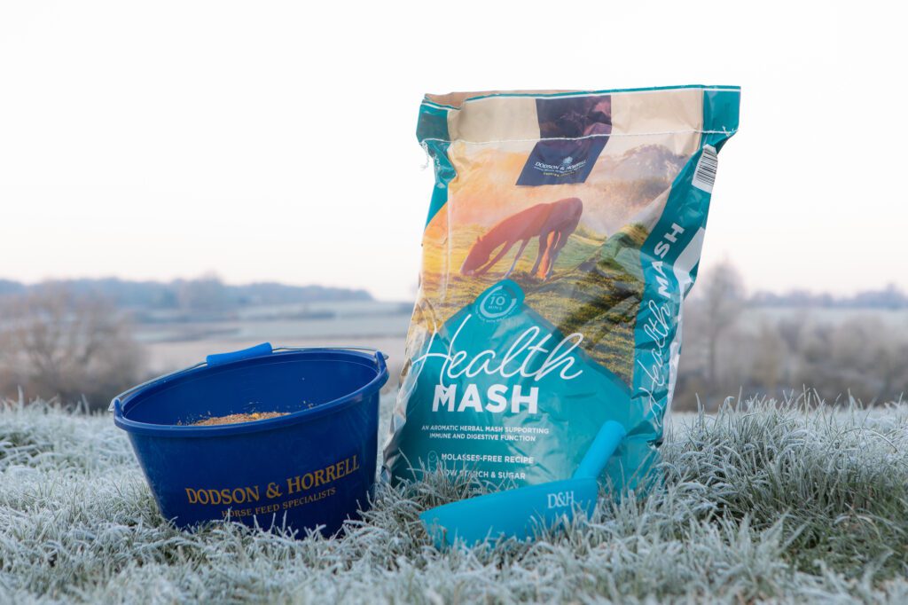 Dodson & Horrell Health Mash Commercial Photography - Bag of Horse Feed and Bucket